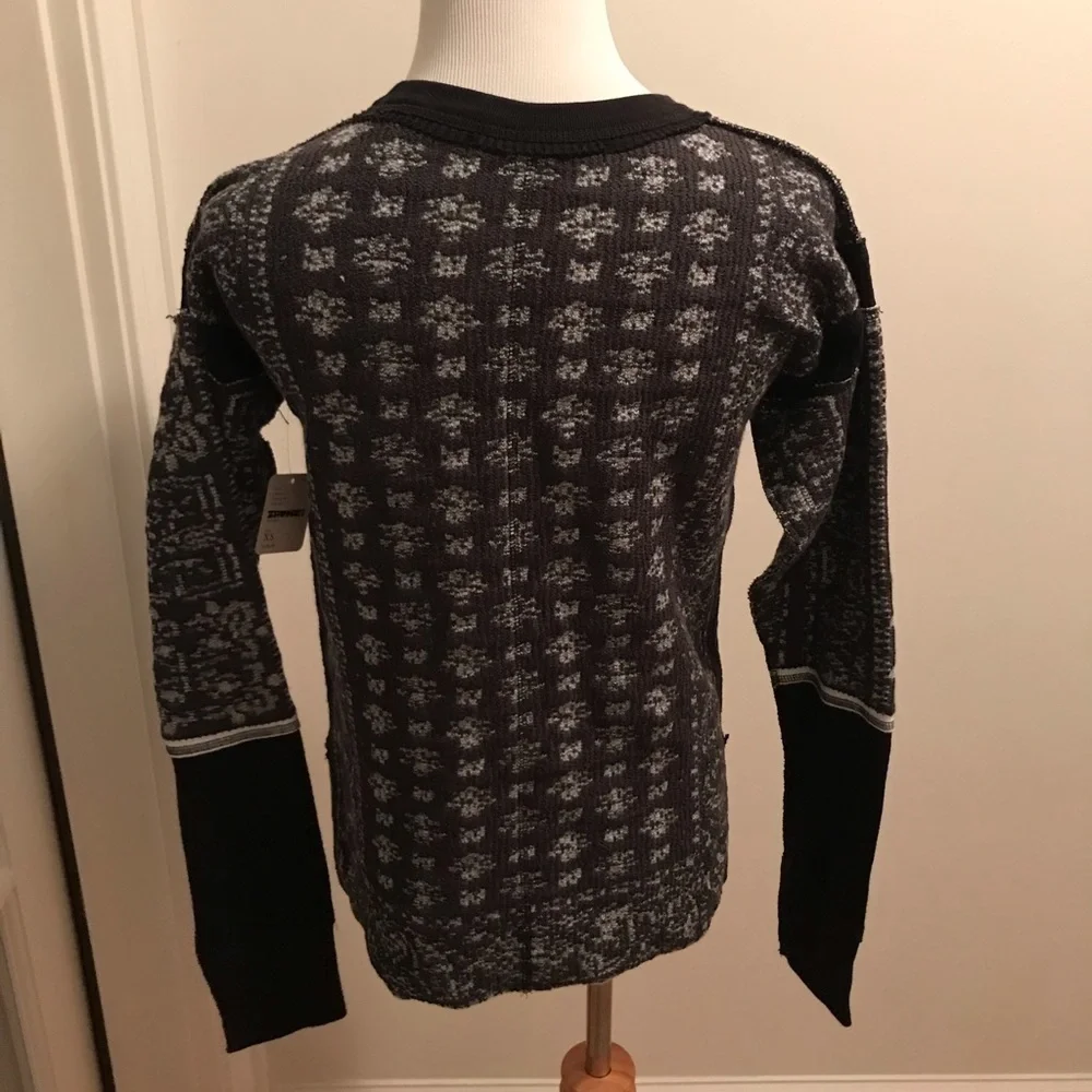 SALE NWT We the Free Stevie Layering top XS Black